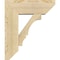 Ekena Millwork Balboa Slat Rough Sawn Bracket w/ Offset Brace, Douglas Fir, 8"W x 22"D x 26"H BKT0806X22X26BOA06RDF - alternate 2